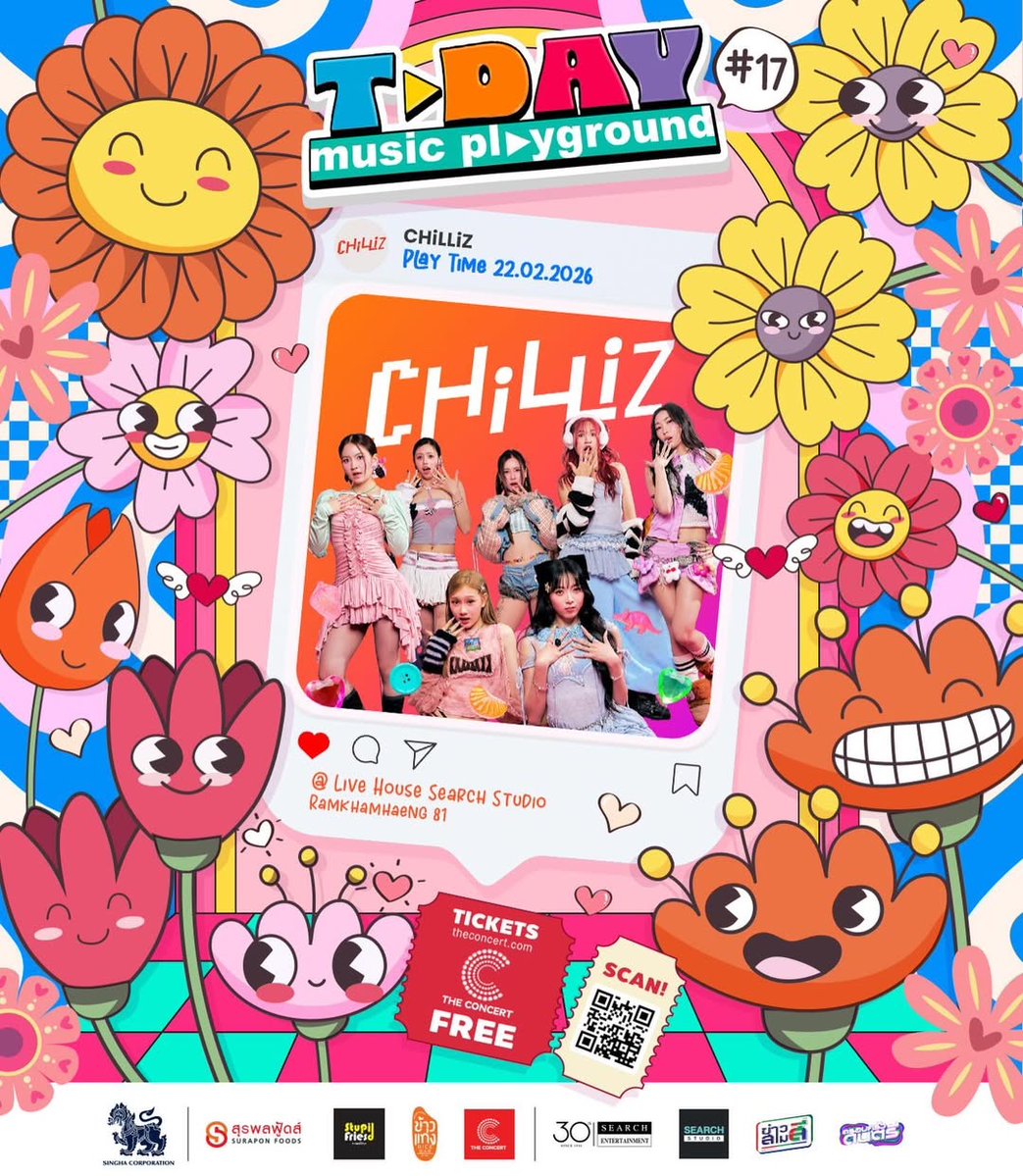 OSMusicLab's tweet image. พรุ่งนี้มาพบกับพวกเรา CHiLLiZ ได้ที่งาน T-DAY MUSIC PLAYGROUND ที่ Live House Search Studio แล้วมาเจอกันเยอะ ๆ นะคะ อยากเจอทุกคนแล้ววว ~ 💘✨

เวลาโชว์ : 18.35 น. 

มีรวมพล มอบของขวัญให้ครีเอเตอร์ได้ 

#CHiLLiZth 
#OSMusicLab #OnlineStation