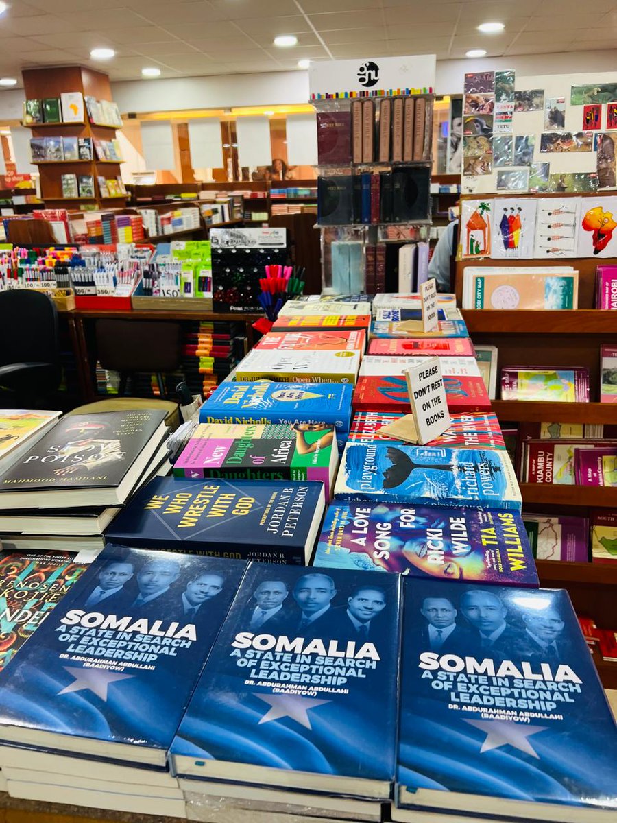Dear readers,
I’m delighted to share that my latest book, Somalia: A State in Search of Exceptional Leadership, has just arrived at the Yaya Center bookstore—available now in limited quantities. If you’re interested, I encourage you to get your copy while stocks last.