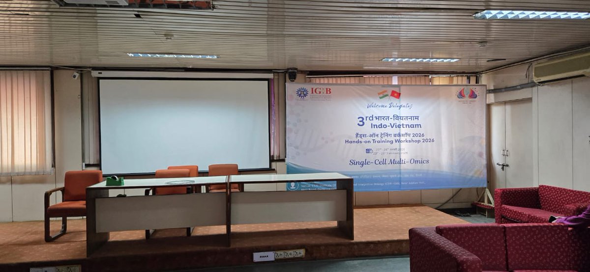 RajeshPandeyLab's tweet photo. #INGENHOPE lab is getting ready to welcome guests from @VNinINDIA for 3rd Indo-Vietnam workshop on Single Cell Multi-omics at @IGIBSocial for 7 days starting 22nd Feb....a bit of India would be part of this scientific knowhow https://t.co/AVqVF0Wxg8