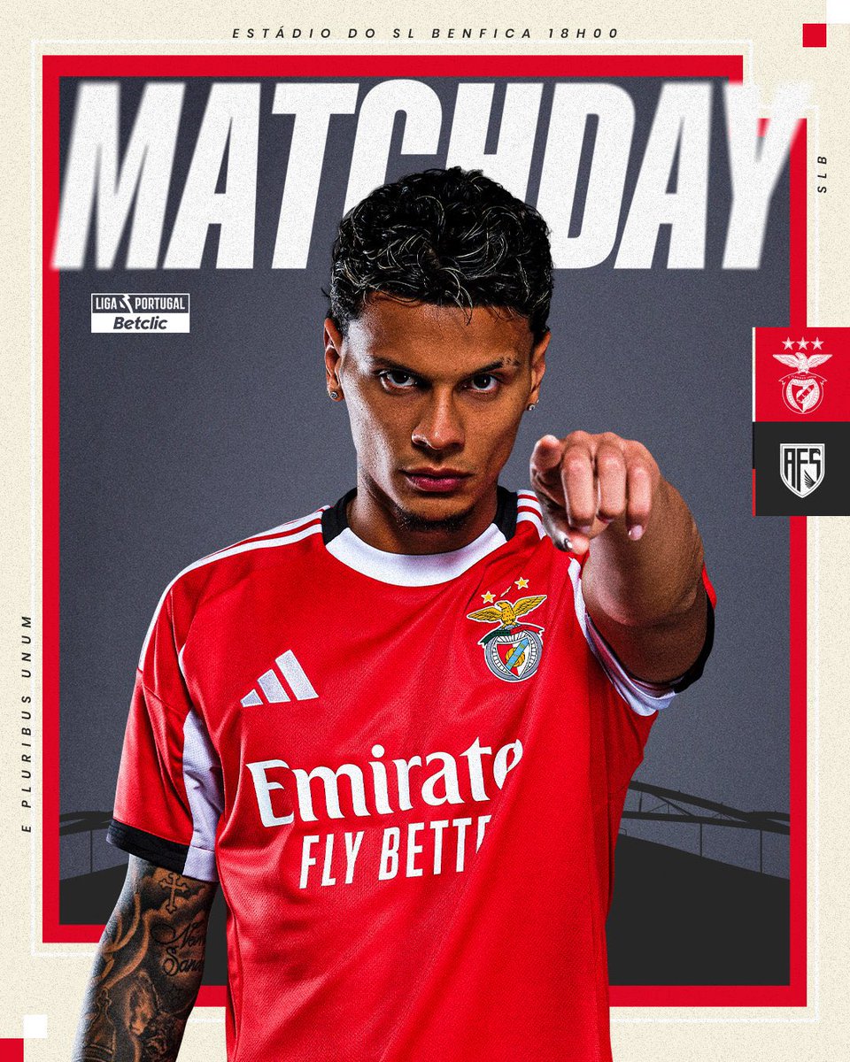 SLB_AR's tweet photo. 𝗠𝗔𝗧𝗖𝗛𝗗𝗔𝗬 — يوم المباراة 🦅
ٰ
• ⚔️ بنفيكا × أفيش
• 🏆 الدوري البرتغالي - الجولة 22
• ⏰ 9:00 م 🇸🇦
• 🖥 الكويت الرياضية
• 🎙محمد العتيبي
• 🏟 إستاد الدالوش
• #️⃣ #SLBAFS | #EuAmoOBenfica https://t.co/wvrve8Oy4k