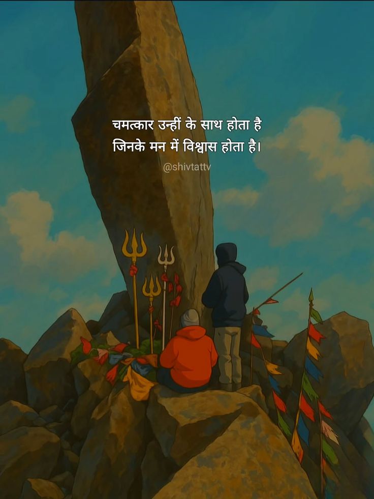 जहाँ विश्वास अटल हो, वहाँ चमत्कार निश्चित है। 🕉️🚩