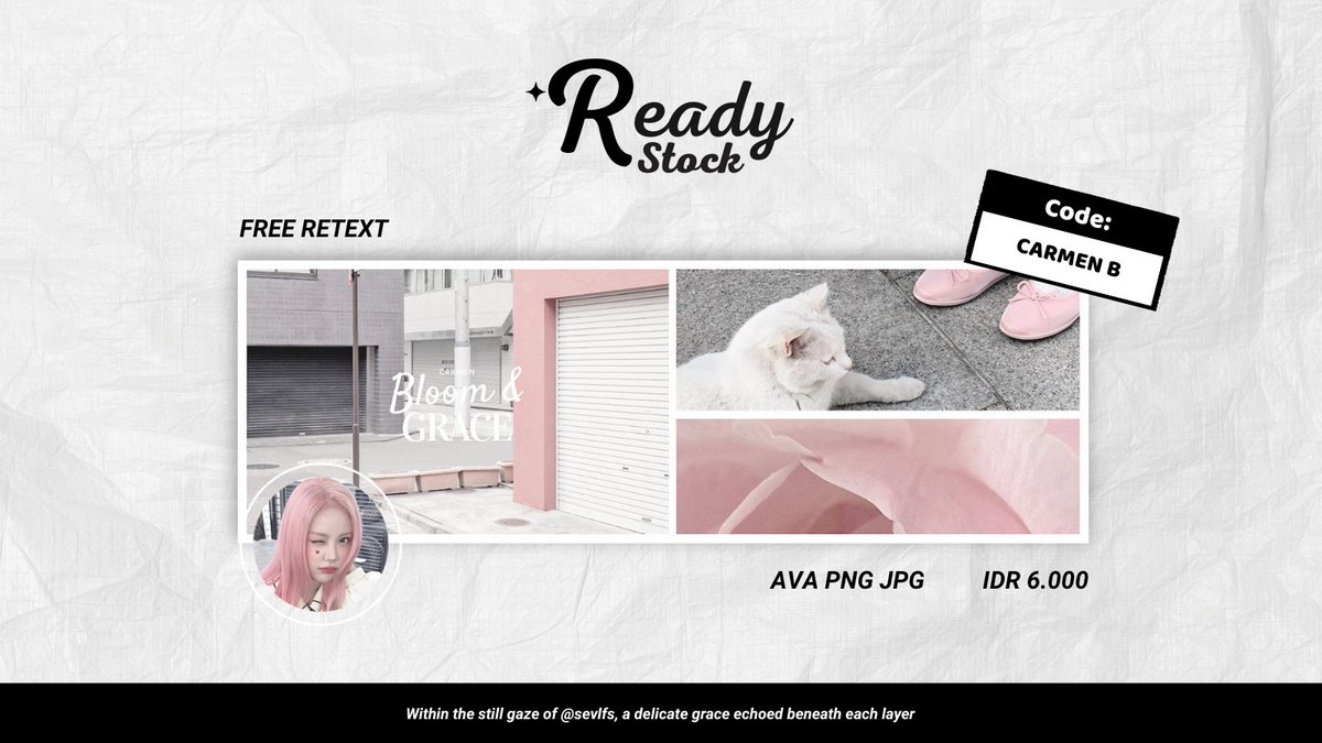 sevlfs's tweet image. malammm! help repost/rt yaa, makasii🤍   

aku membawa layout carmen pink terbaru siap dibawa pulang melalui dm/tele aku sekarangg! price on pict dan payment by QRIS yaaaa~

#zonauang #zonajajan