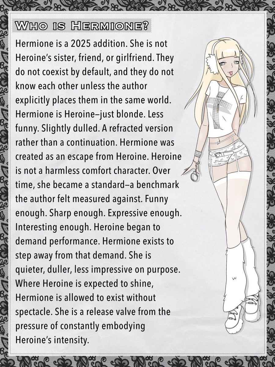 cyberledunit's tweet photo. Guide to Heroine ✩ #oc #originalcharacterart https://t.co/uwi4MIlnne
