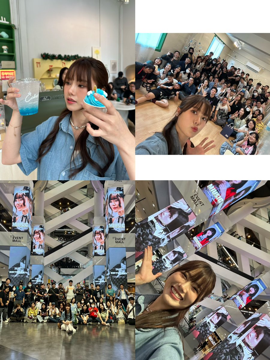 ขอบคุณสำหรับวันนี้นะคะ
ไม่ค่อยเขินไม่ค่อยเกร็ง ที่เห็นตัวบิดเป็นเพียงการแสดง🫠

มีเรื่องที่อยากขอบคุณเยอะมากก แล้วก็ดีใจที่ได้ขอบคุณทั้งต่อหน้าและฝากบอก ขอให้ทุกคำอวยพรในวันนี้เป็นผลดีกับผู้ปรารถนาดีทุกคนด้วยนะคะ☀️☁️

 #miusic25thJourney