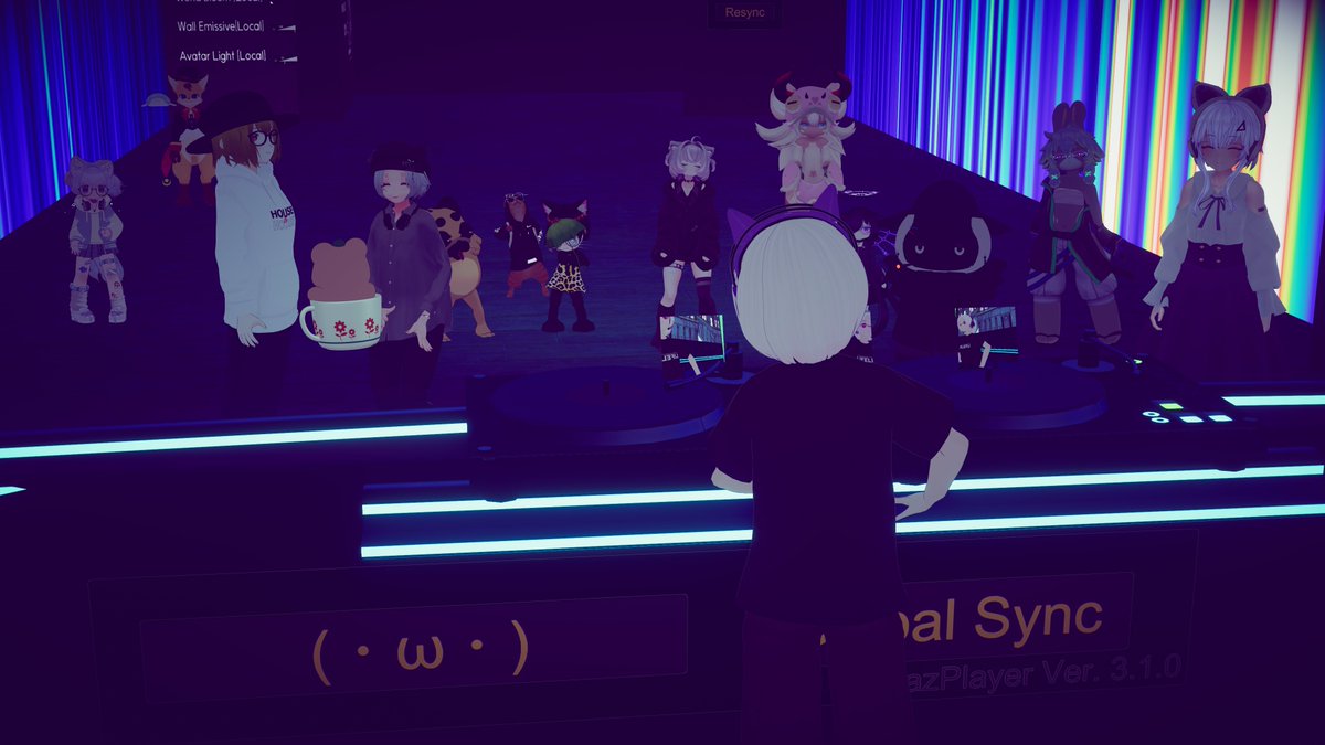 House Music Never Ends」on VRChat 1番手つむぎさん 今日は次のくるさ