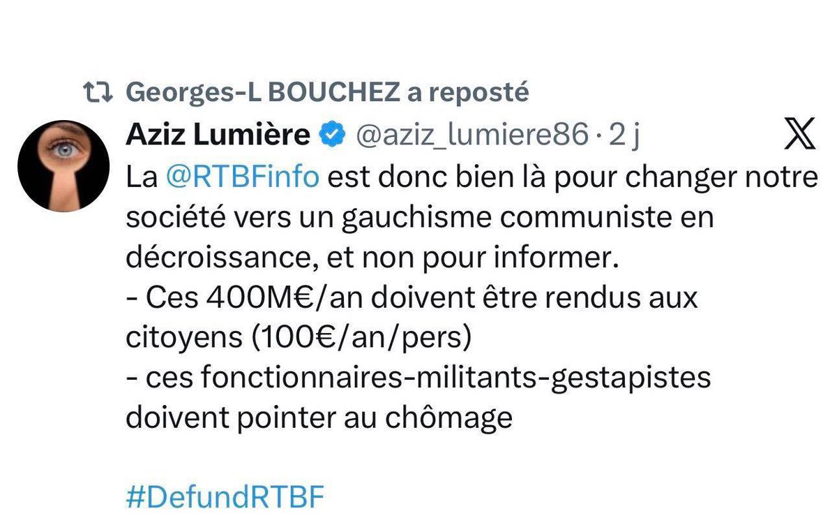 Un président de parti qui retweete des propos qui comparent les journalistes de la #rtbf à l'armée nazie, ça dépasse les limites de l'acceptable ! 

C'est une véritable honte, une énième attaque injustifiée contre la presse et encore un dérapage toxique du président des libéraux.