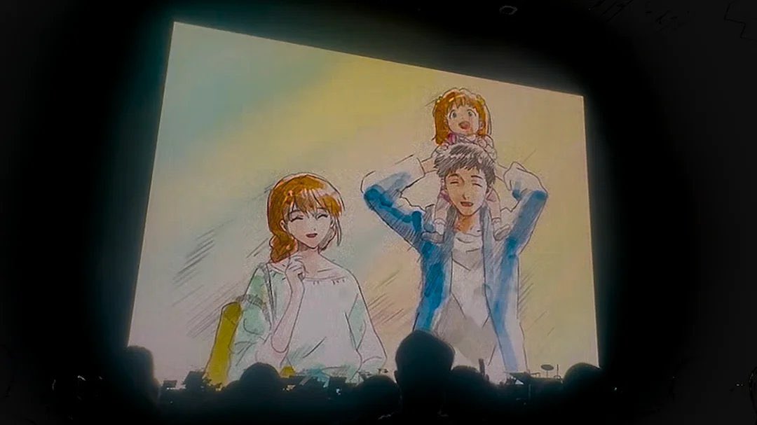 Holalelil's tweet image. RT @hayasaka_aryan: They show a vision of Asuka and Shinji having a kid in the new Evangelion short

Asuka bros won