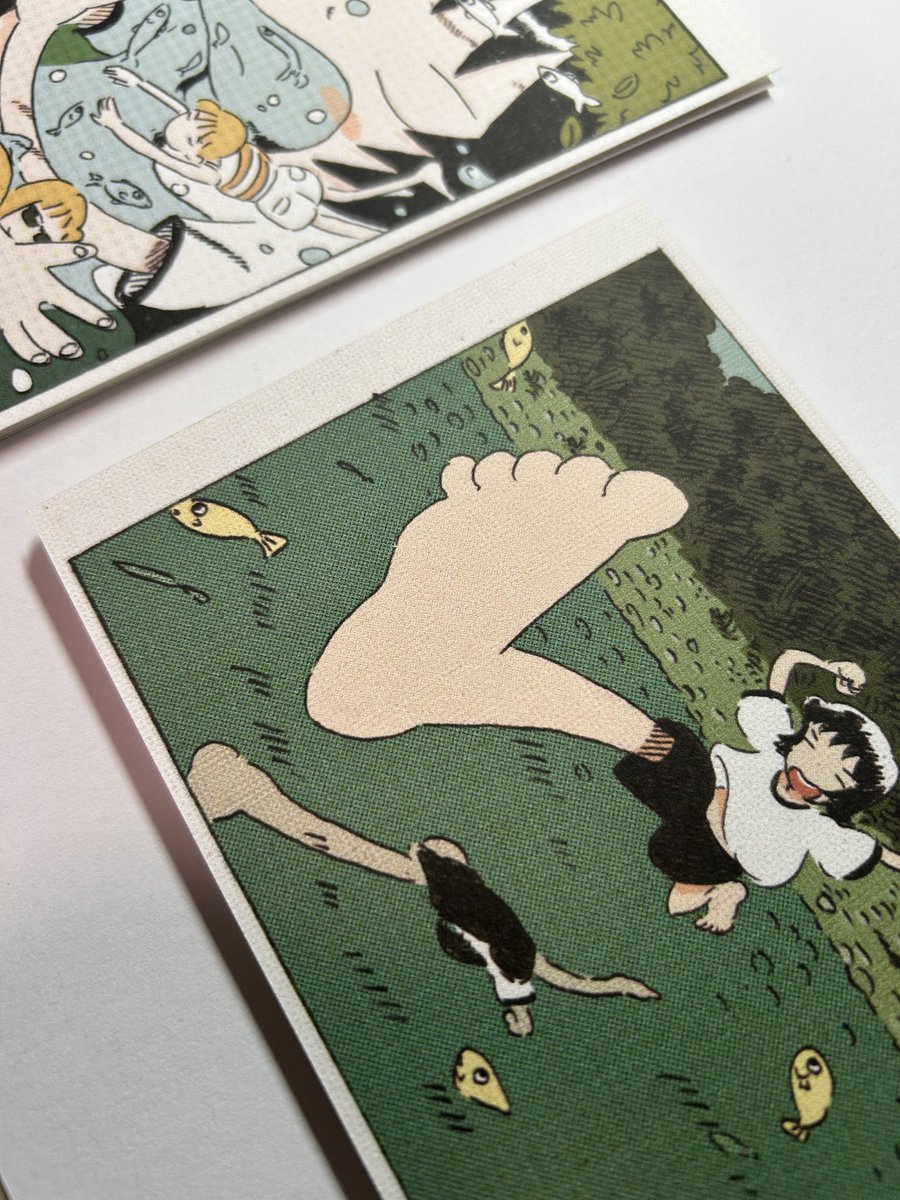 ポストカード、色味良い感じ
#COMITIA155 #コミティア