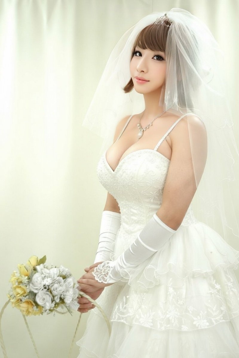 umatikuy's tweet photo. こんばんは。深夜上げです(*´ー｀*)

チャイナドレスばかりあげてるとチャイナドレスの人になりそうなので(;´д｀)、ドレスはドレスでも���ェディングドレスでも(*´ー｀*)
#女装
#ウェディングドレス https://t.co/UhXY1wst5c