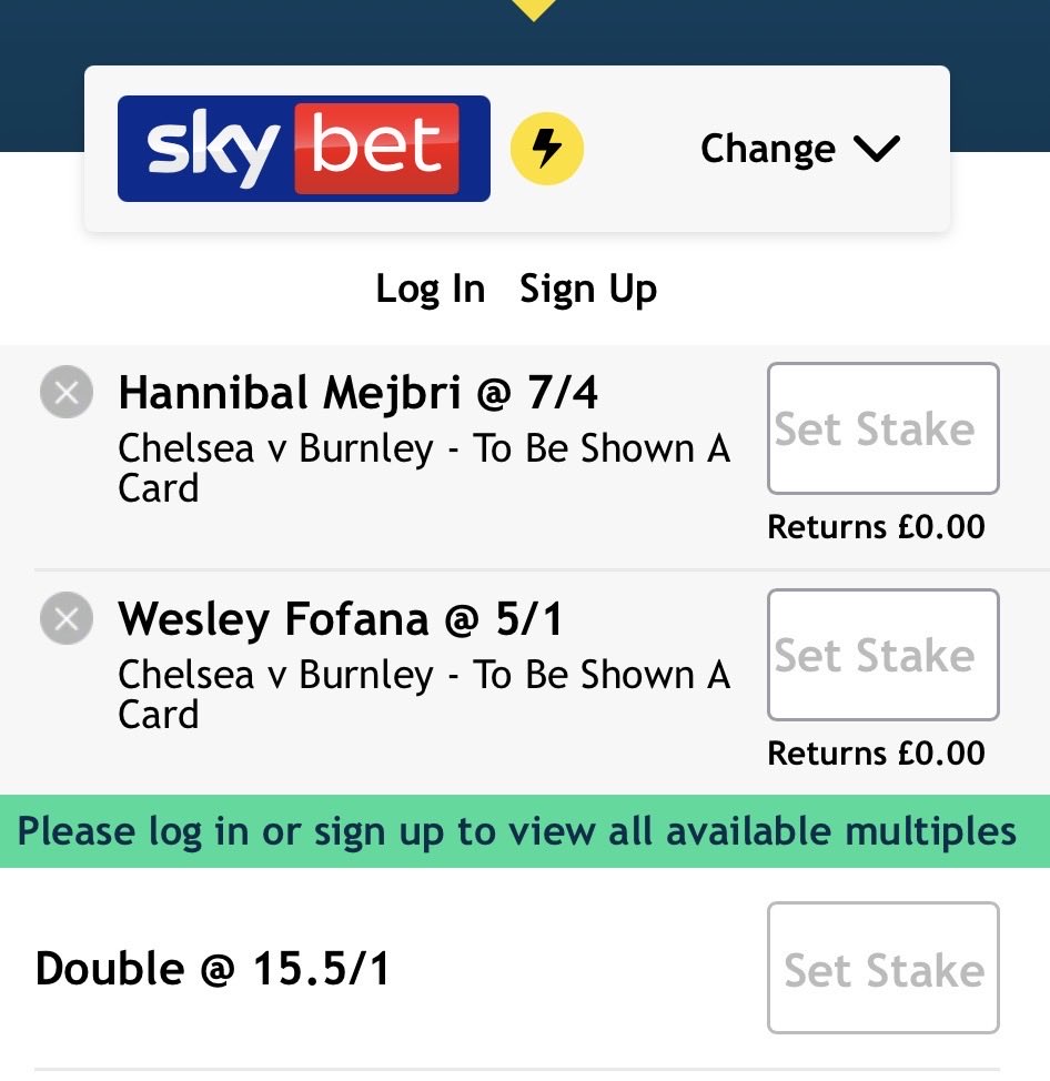Waackoo's tweet photo. Chelsea vs Burnley 

Hannibal single too 

Be lucky 🍀 https://t.co/A05nv4mpEa