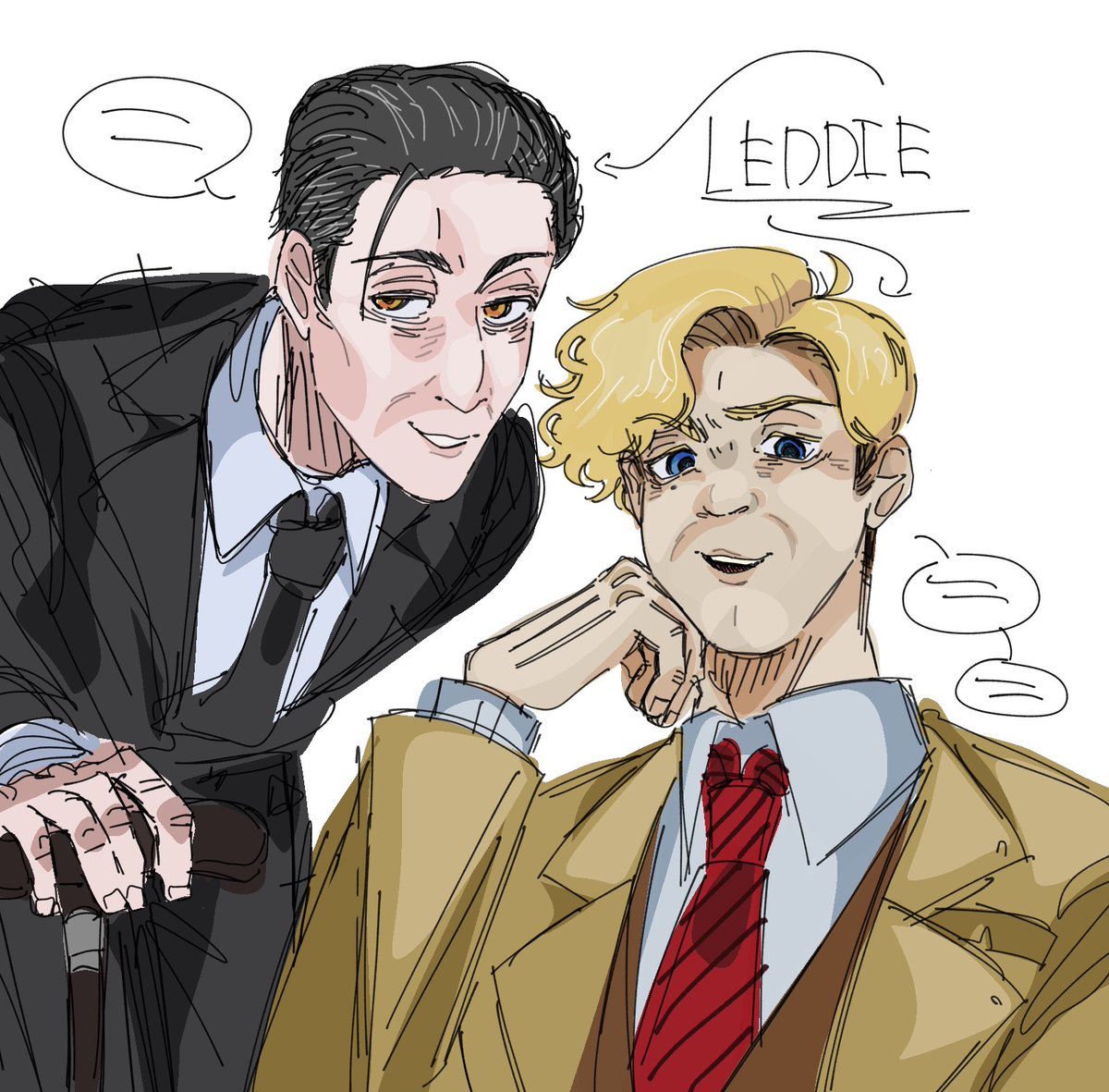 ねぇ誰か助けて俺何があったらこんな絵柄なんのほんと怖い

#leddie 
#LeithPierre 
#EddieRitterman