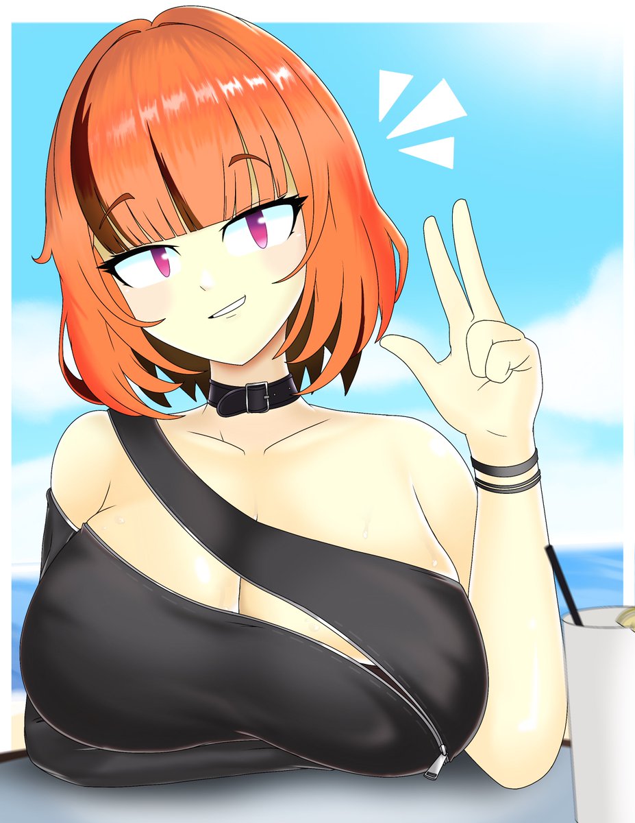 “Why would you ever wear black leather at the beach???” I say as I put her in black leather on the beach
#KFPicasso