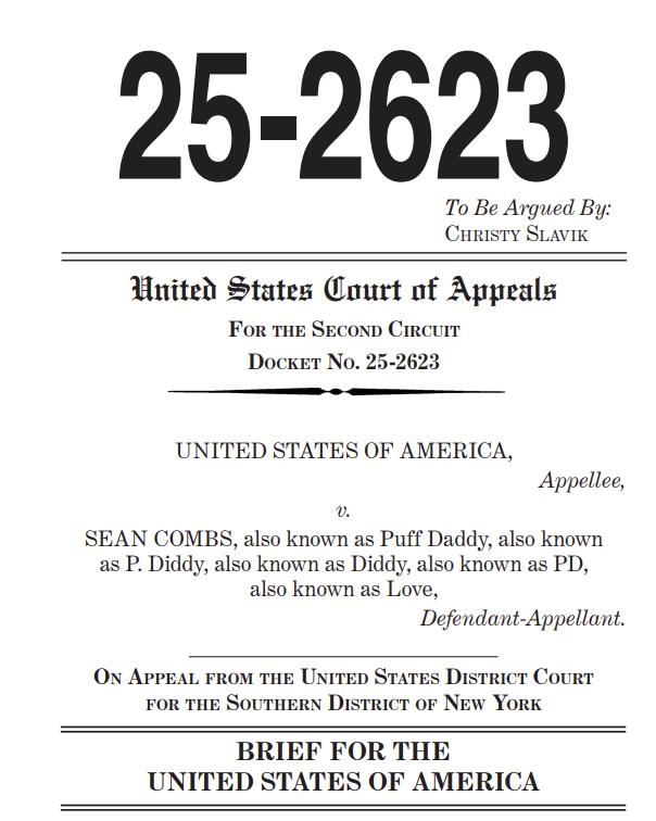 innercitypress's tweet photo. Diddy Dockets: US Files 69 Page Brief Opposing Sean Combs Appeal, Says Even If First Amendment Was Implicated, His Sentence Was and Is OK - Inner City Press story: https://t.co/AsuCLoL8V9 69-page Brief on Patreon here: https://t.co/ZR25W1dJZ0 https://t.co/K8QGbFvvUX