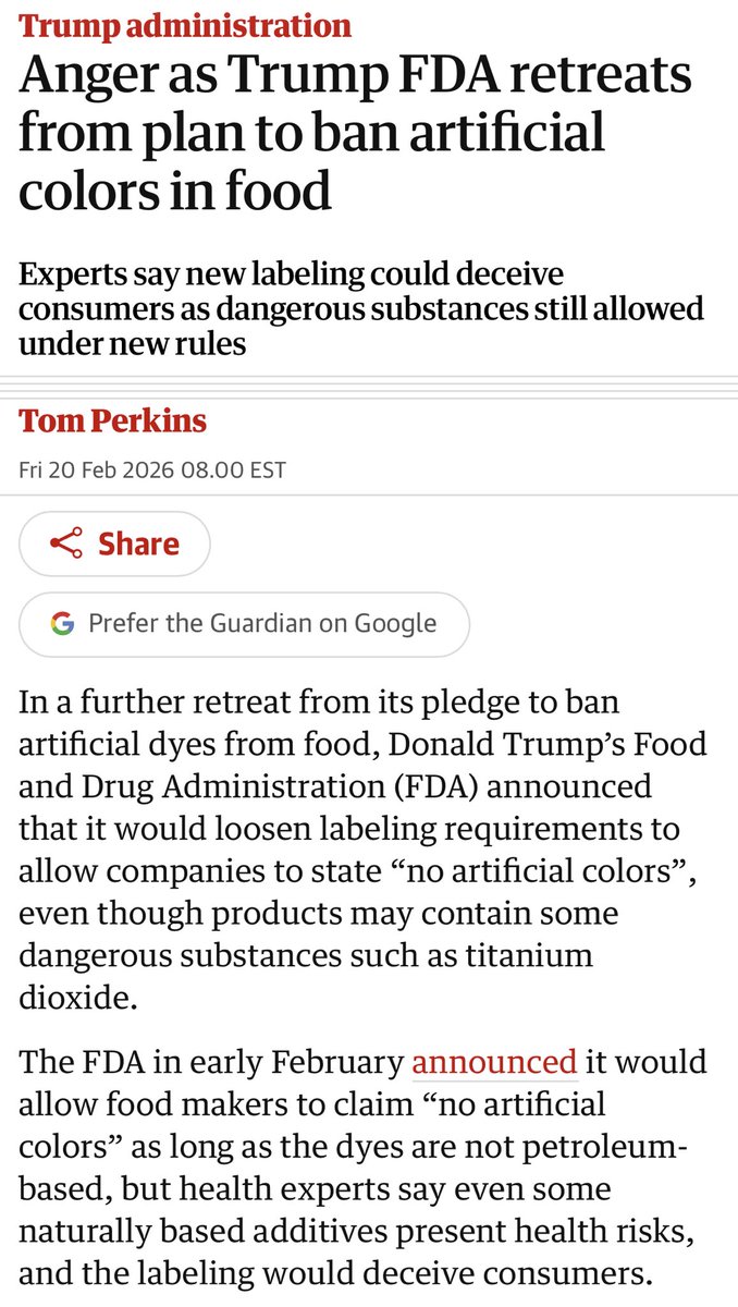 Glyphosate, mercury, artificial food dyes—it’s like they going down the MAHA list but choosing to make everything worse.