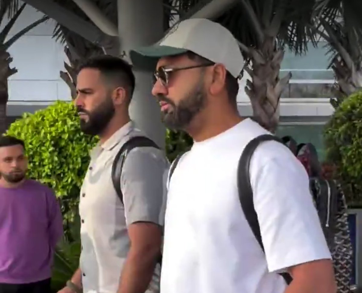 Rohit Sharma has arrived for Shikhar Dhawan's wedding 🤩