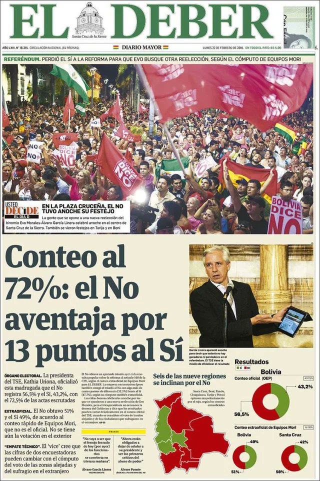 EstadisticoBo's tweet photo. Hace 10 años Bolivia comenzó su liberación. Costó sangre, mucho sacrificio, pero se logró expulsar a los "eternos" del poder.
A 10 años del #21F https://t.co/eRBRAXJis2