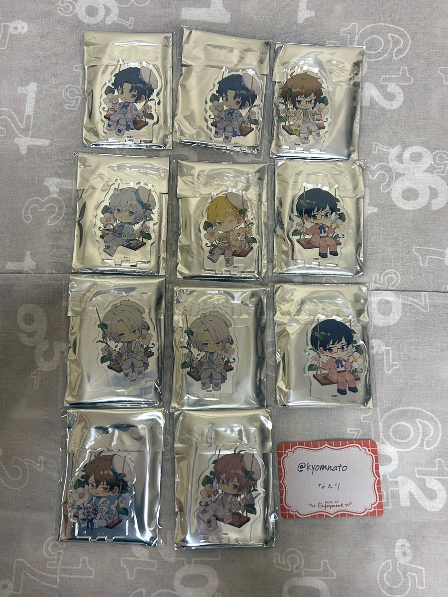 kyomnato's tweet photo. 【交換/譲渡】アイナナ アニカフェ レインボーシティ編 アクスタ

譲)大和 ☆ナギ 天 千 虎於
異種過去弾

求)定価(+送料)>>陸 壮五

迷子なくしたいためまとめてや☆含めた方優先します。よろしくお願いいたします。 https://t.co/V96Zz7d5Mm