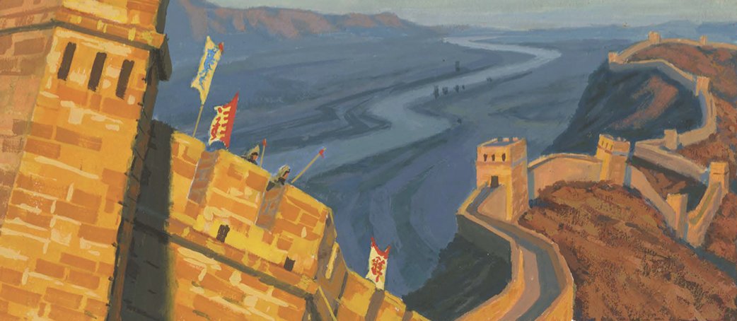 DisneyReact's tweet photo. 🎨 Desarrollo visual de 'Mulan' (1998) realizado por el artista Hans Bacher https://t.co/J8Hs3DOZwG