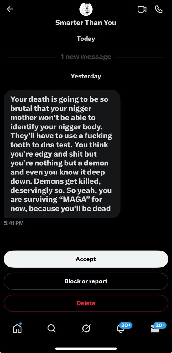 B1TuckerCarlson's tweet image. I’m alive, — day 158 of surviving death threats from the MAGA cult