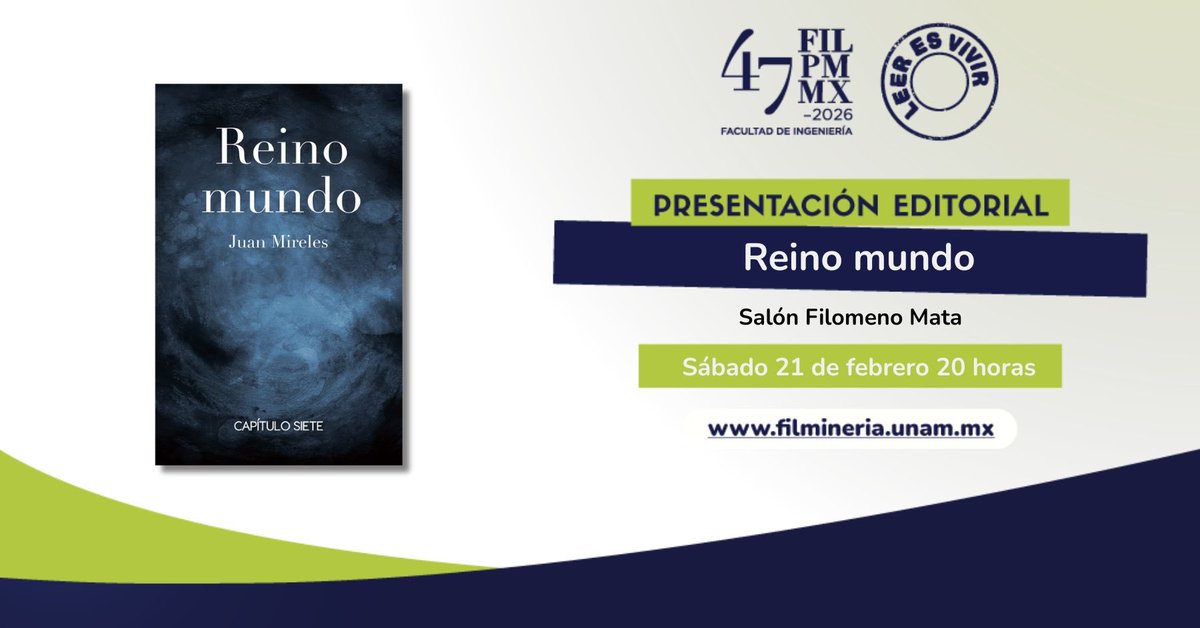 ¡Nos vemos a las 8pm en la <a href="/FILMineria/">FIL Minería</a>!
"En Micael se encarna la inocencia, la responsabilidad, la ética y la empatía; un personaje que observa a la humanidad y que cada cierto tiempo intenta salvarla".
Ubicación del Palacio de Minería: calle Tacuba No. 5, Colonia Centro. CdMx.
