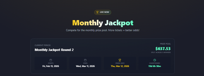 letgoHQ's tweet photo. LETGO MONTHLY JACKPOT ROUND 2
👀 19 DAYS LEFT ‼️
• Earn 1 ticket for every $1,000 wagered
• Must be registered on thrill using CODE - letgo
https://t.co/IpLqNTo0UH
#thrillcasino #ad18+ #cryptorewards https://t.co/7Yp9PozKrH