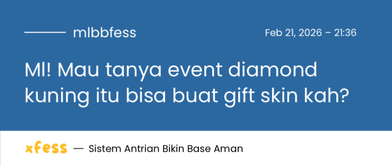 Mobile Legends Menfess tweet media