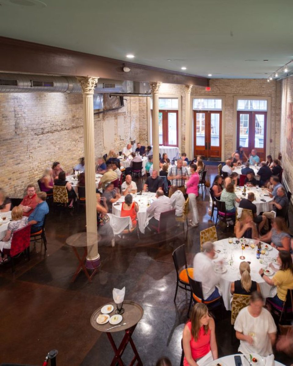 One of our favorite sights! A wonderful meal shared with happy faces, set to the sounds of a bustling dining room, clinking glasses, laughter, and conversation. We do this for moments like these, folks!

#RiverWalk #RestaurantsSanAntonio #Boudros #DownTownSanAntonio