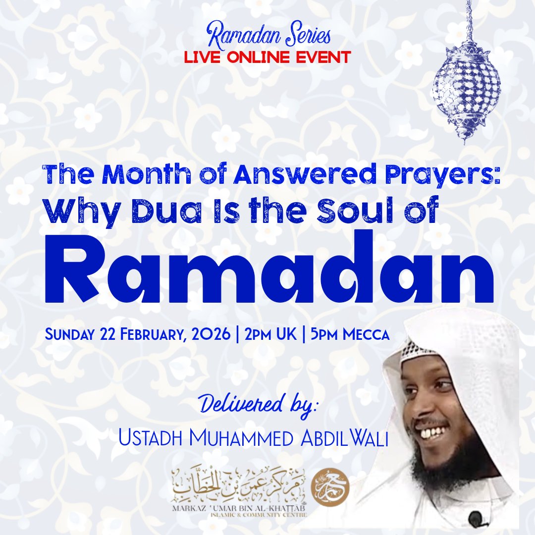 🔴 TOMORROW: SPECIAL ONLINE EVENT. LIVE ON YOUTUBE. NOT TO BE MISSED! <a href="/binAbdilwali/">Muhammad bin Abdilwali</a>
