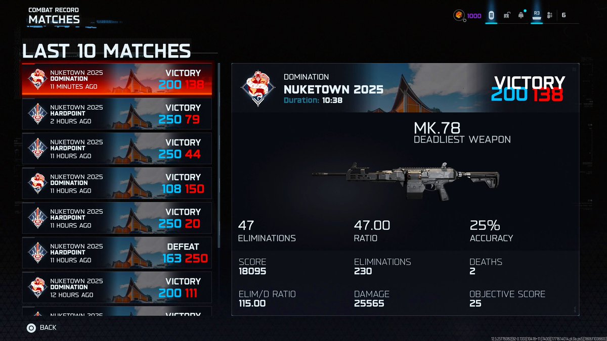 Aiuzuri's tweet image. Septa NUKE (7 NUKES IN ONE GAME)
#Blackops7 #BO6 #CallofDuty