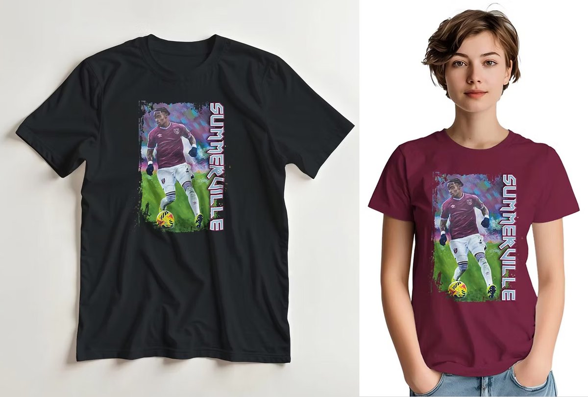 MATCHDAY GIVEAWAY - If Summerville scores at any time this evening against Bournemouth, I will give away a limited edition 'Summerville' tee. To WIN, follow, Like and RT.
