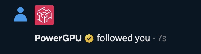 PowerGPU tweet media