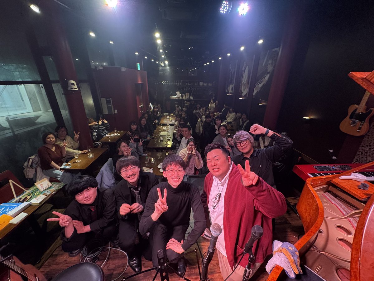 asahi_rop's tweet image. 遠藤祐介×はまたく Presents【2 of Us】Birthday SP　at GRAPES北参道

ドラムサポートで参加させていただきました！

ツーマンで二人のボーカリストをサポートさせていただきました。

楽しかったです！またお会いしましょう👍

#遠藤祐介 さん
#はまたく さん
#2ofUs