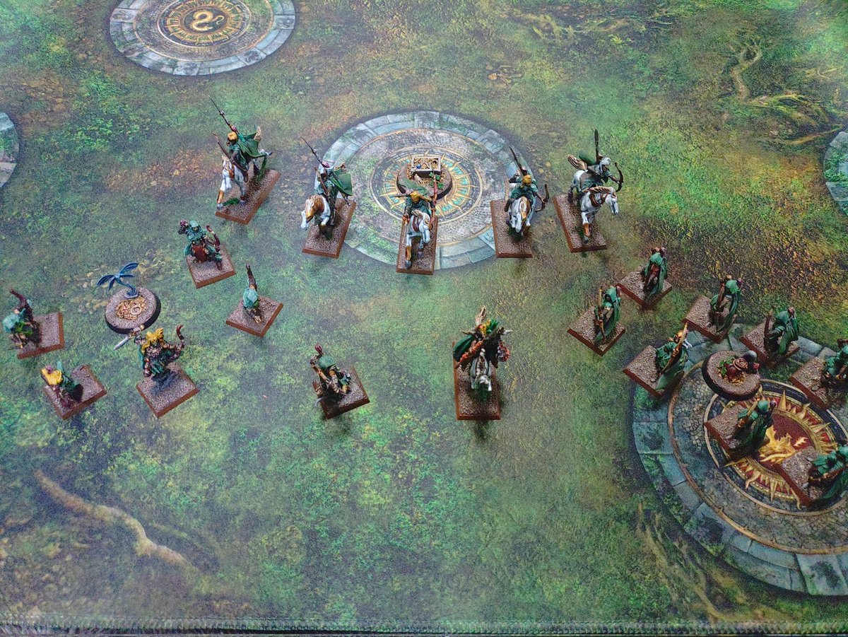 felnandeath's tweet image. 明日は待ちに待ったオールドワールドキャンペーンゲーム！
2ndアーミーであるウッドエルフでいきます👍
‥10年以上前から使用してましたが、ほとんど塗らず遊んでたのでずっとリペイントしてました😓
#warHammer
#OldWorld