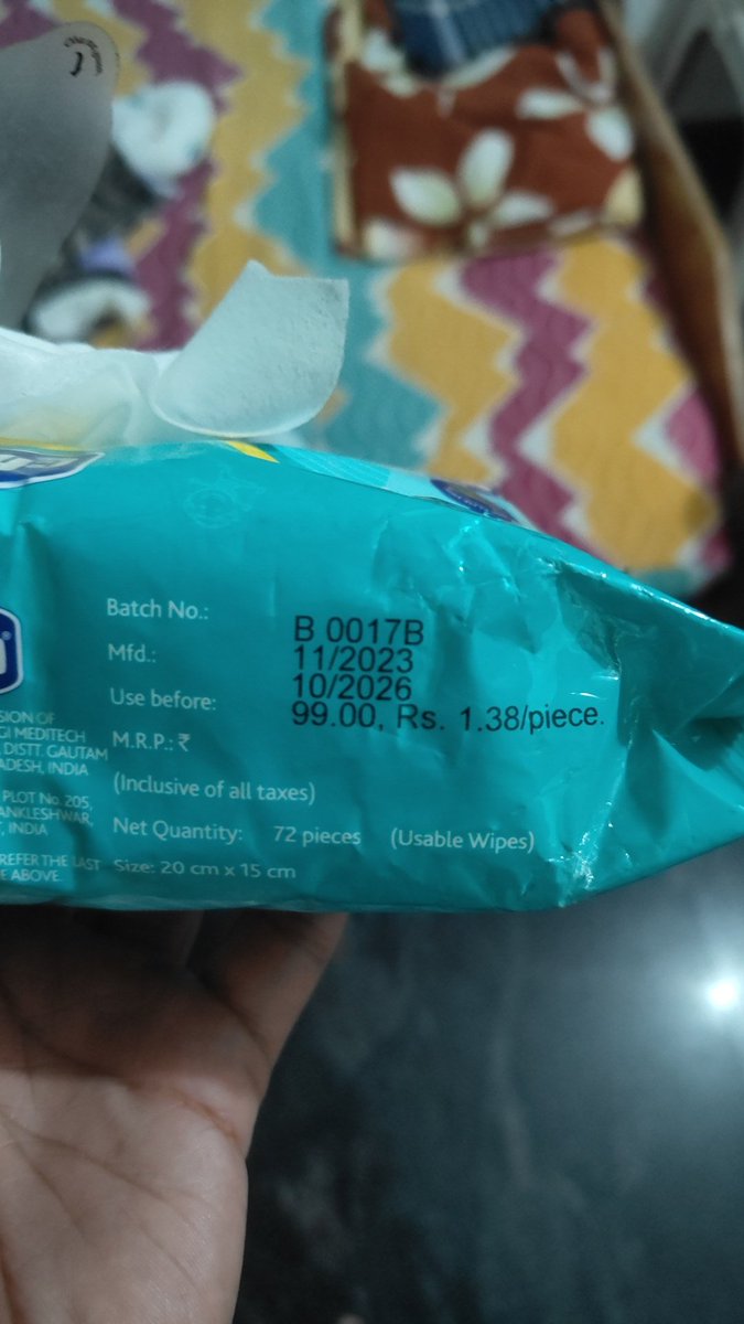 DARSHANHK's tweet photo. @ApolloPharmacy Ordered wet wipes for my baby and got old stock. Even after opening getting bad smell from wipes. Not able to return. Extremely disappointed with the quality of the product delivered.
Why do you guys keep suck third class products. I want replacement for this. https://t.co/wcp1YWcoHQ