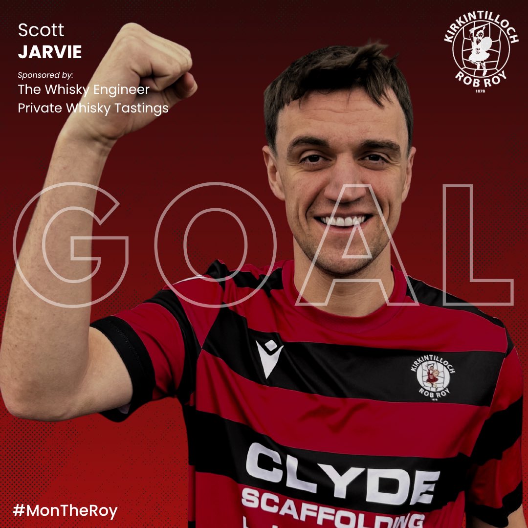 KirkyRobRoyFC's tweet photo. 45’ | OUR STRIKERRRRR

Excellent work down the left wing from Gallagher before he puts a great ball into the box. It’s met by the head of SCOTT JARVIE who finishes well. A lovely team goal right before half time 💥 

🇧🇼 1-3 🇹🇹

#MonTheRoy #RobRoyAway https://t.co/0O3v5JQgjG
