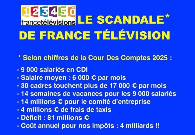 gaspillage  en bande organisé  pendant que nous nous serrons la ceinture