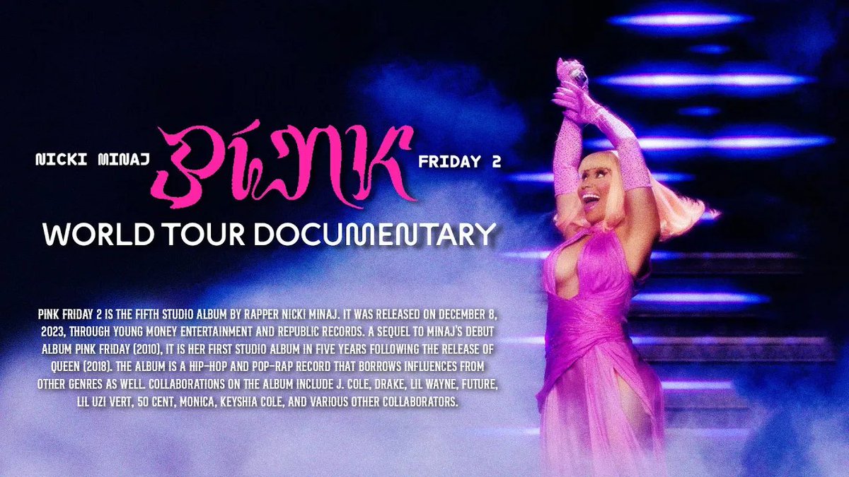 #GagCityTour
DOCUMENTARY ! 
 I’ve created a fan-made documentary  
Gag City and Gag City Reloaded.   

 Watch the full documentary in this playlist.
youtube.com/playlist?list=…

#NickiMinaj  #NickiMinajDocumentary