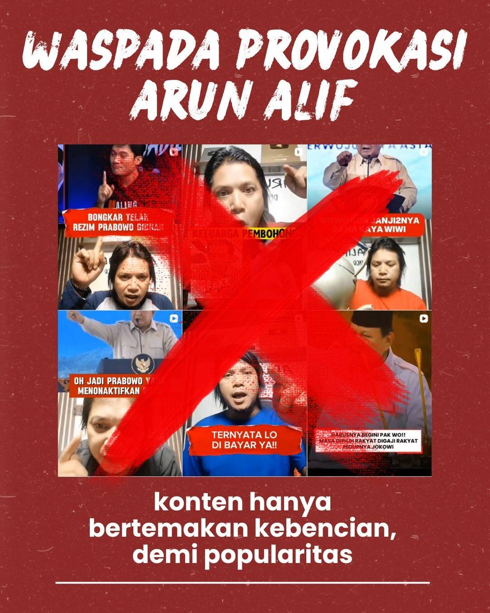 lestapus's tweet image. Ayo, guys! Kita fokus bikin konten positif dan inspiratif! Jangan sampai terprovokasi sama kebencian, yuk sebarkan cinta dan semangat! 🌟❤️