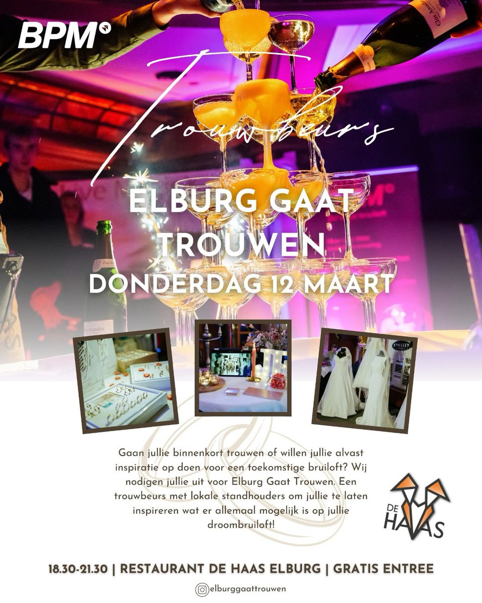 Schootbrugge Mannenmode uit Oldebroek zal de laatste trends in trouwpakken laten zien tijdens de trouwbeurs op donderdag 12 maart! Doe nu inspiratie op voor de mooiste dag in jullie leven! Uiteraard met een mooie beursaanbieding! Vanaf 18.30 uur welkom bij de Haas in Elburg!