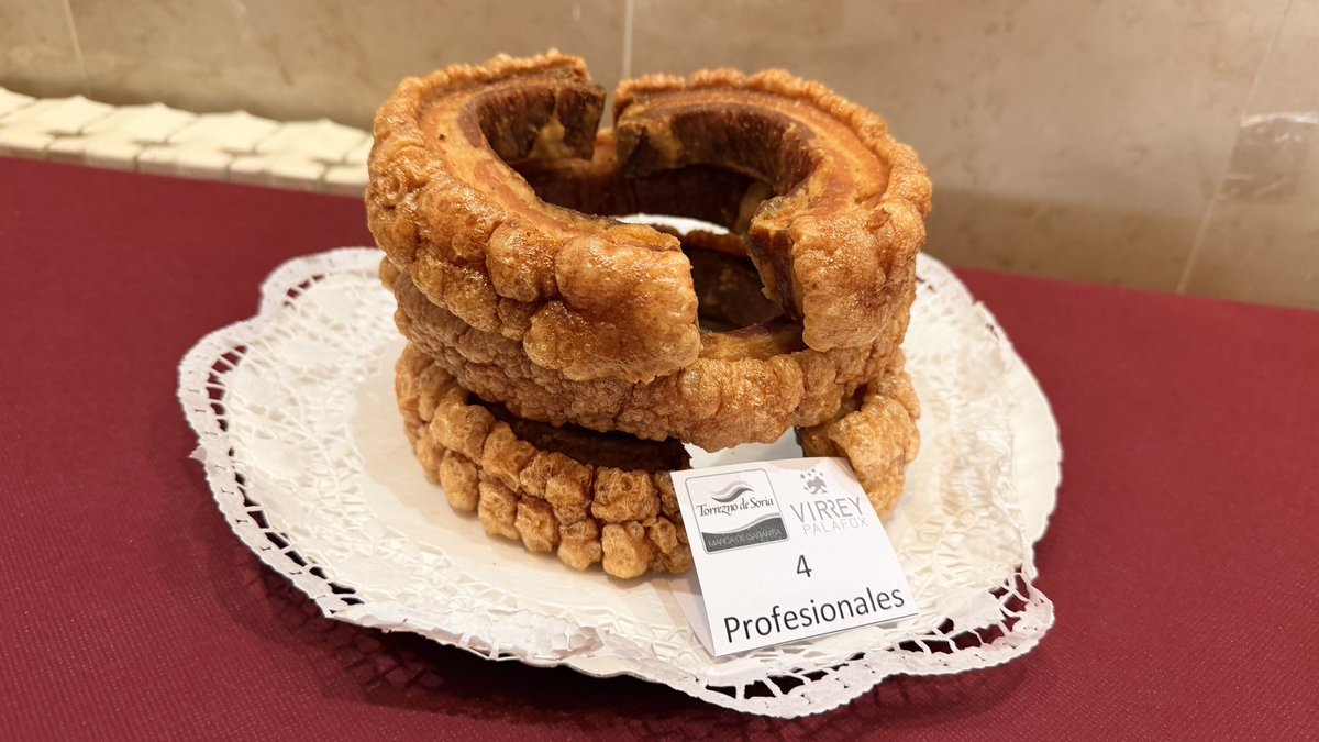 TorreznodeSoria's tweet photo. Ya conocemos el finalista de la comarca de #Pinares, de #ElMejorTorreznodelMundo 🏆🥓🌍 2026

🥇 Casa Ramón - Quintanar de la Sierra (BU)

Resto participantes:

🥓 Ruters - Abejar
🥓 La Terraza - Navaleno
🥓 Punto de Nieve Santa Inés
🥓 Rte. Virginia
🥓 Hostal Revinuesa - Vinuesa https://t.co/btXq9zzkdy