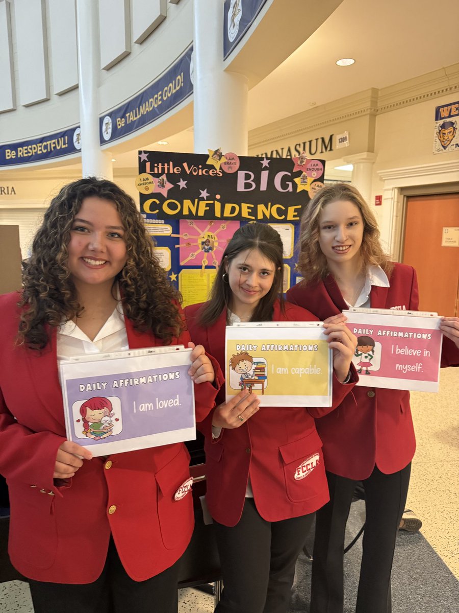 We want to wish our Earlychildhood student good luck today as the compete at regional competition 

Jayla Burrows, Lexus Buchman and Ellie Sanchez: Focus on Children

Gracey Smithberger and Gracey Herron:National Programs in action
