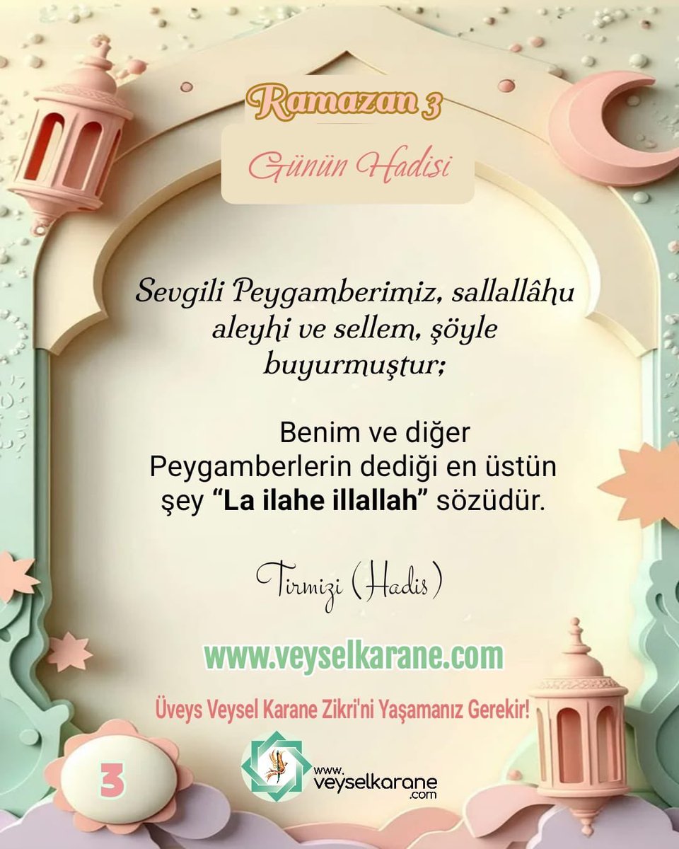 ozlemokuul's tweet photo. Üveys Veysel Karane Zikri'ni Yaşamanız Gerekir!
Yaşa ve Gör!
https://t.co/5eddhoipmx
#cumartesi #sallandık #Ramazan #dua 
#islam #ramazan #zikir #veyselkarane #tevhit https://t.co/UBTSkvUW7P