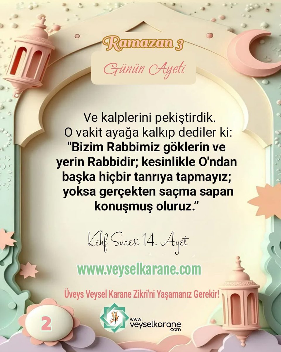 ozlemokuul's tweet photo. Üveys Veysel Karane Zikri'ni Yaşamanız Gerekir!
Yaşa ve Gör!
https://t.co/5eddhoipmx
#cumartesi #sallandık #Ramazan #dua 
#islam #ramazan #zikir #veyselkarane #tevhit https://t.co/UBTSkvUW7P