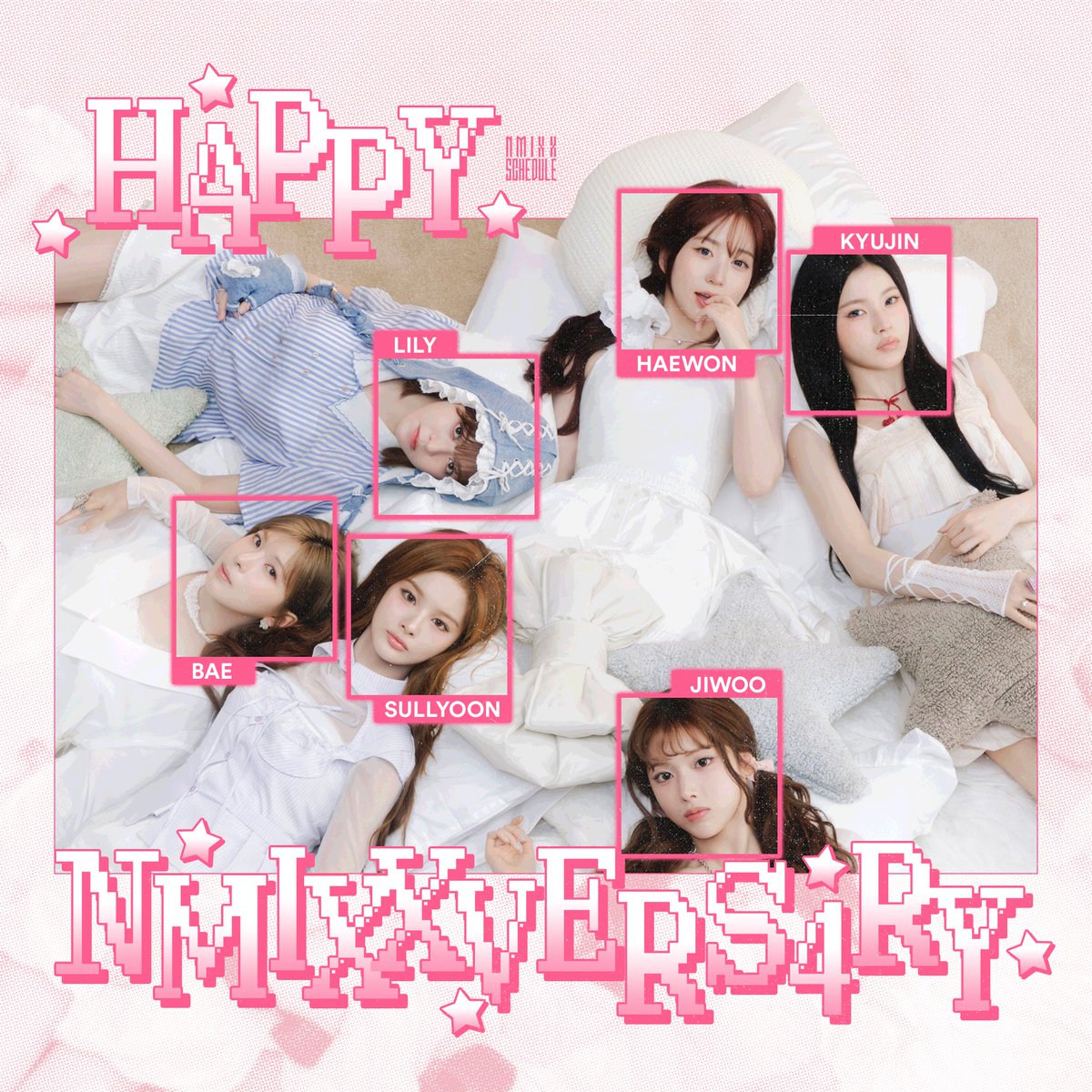 𝙃𝘼𝙋𝙋𝙔 𝙉𝙈𝙄𝙓𝙓𝙑𝙀𝙍𝙎4𝙍𝙔 ⊹ ࣪ ˖
#엔믹스와_함께하는_4주년
#NMIXX_4th_ANNIVERS4RY
<a href="/NMIXX_official/">NMIXX</a>