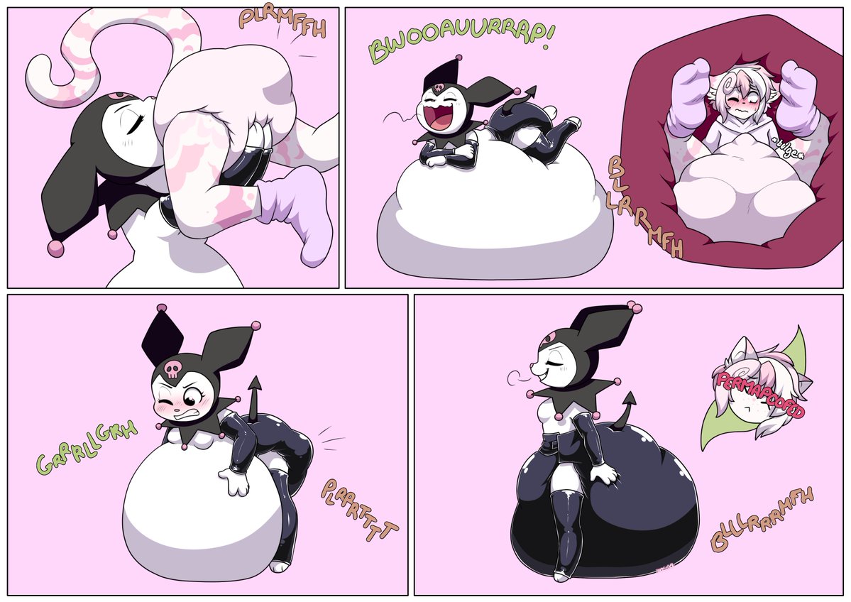 Art for Dinu!

Seems like Kuromi was looking for some fun and found someone to be her victim!

CW: #vore, diaper disposal