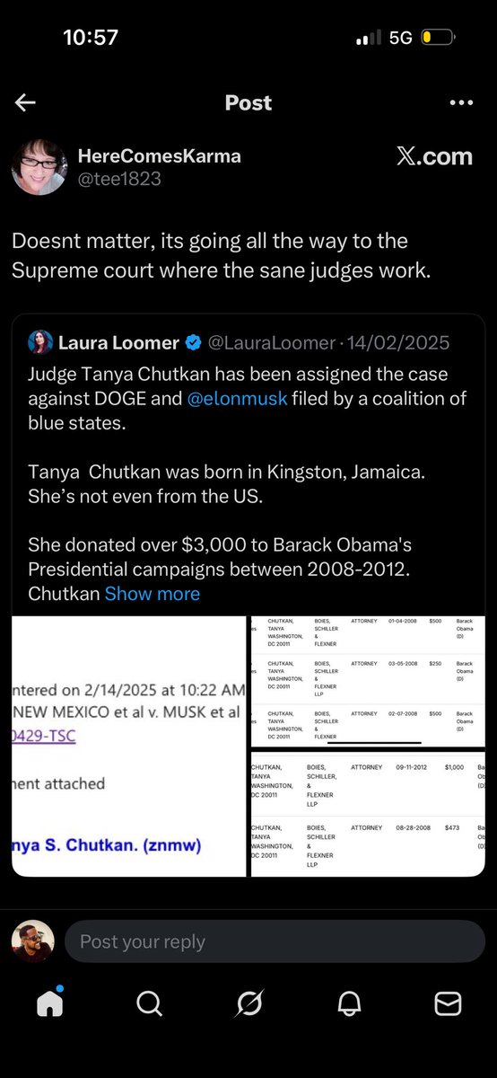 a_dymes's tweet photo. @tee1823 @pissvortex You’re all in support of Supreme Court until you’re… not? Lmao https://t.co/1sFEZFWSCB