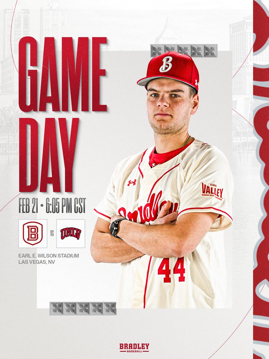 BradleyBaseball's tweet photo. Day 2 at the Earl🙌🏻

🆚UNLV
⏰6:05 PM CST
📊https://t.co/X8CMnMff2v
📺https://t.co/HLbVjX58r1 https://t.co/kUgoQ3CADB