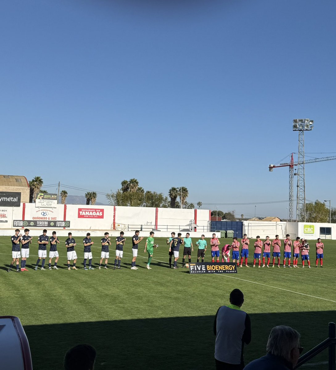 Todo preparado en el Juan Cayuela para el duelo de Titanes.

Olimpico de Totana Vs  Ucam “B”

Vamos Olimpico! <a href="/OlimpicoTotana/">Club Olímpico de Totana</a> <a href="/Nacional10x/">PreferenteAUT</a>