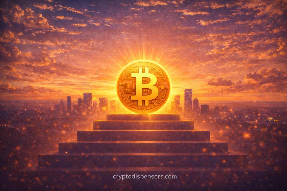 cryptodispenser's tweet photo. Good morning Bitcoin lovers ☀️
Stability is not a lack of progress.
It is proof of it.
#FinancialStability #CryptoMaturity #BitcoinEconomics https://t.co/BBy0As4mDw