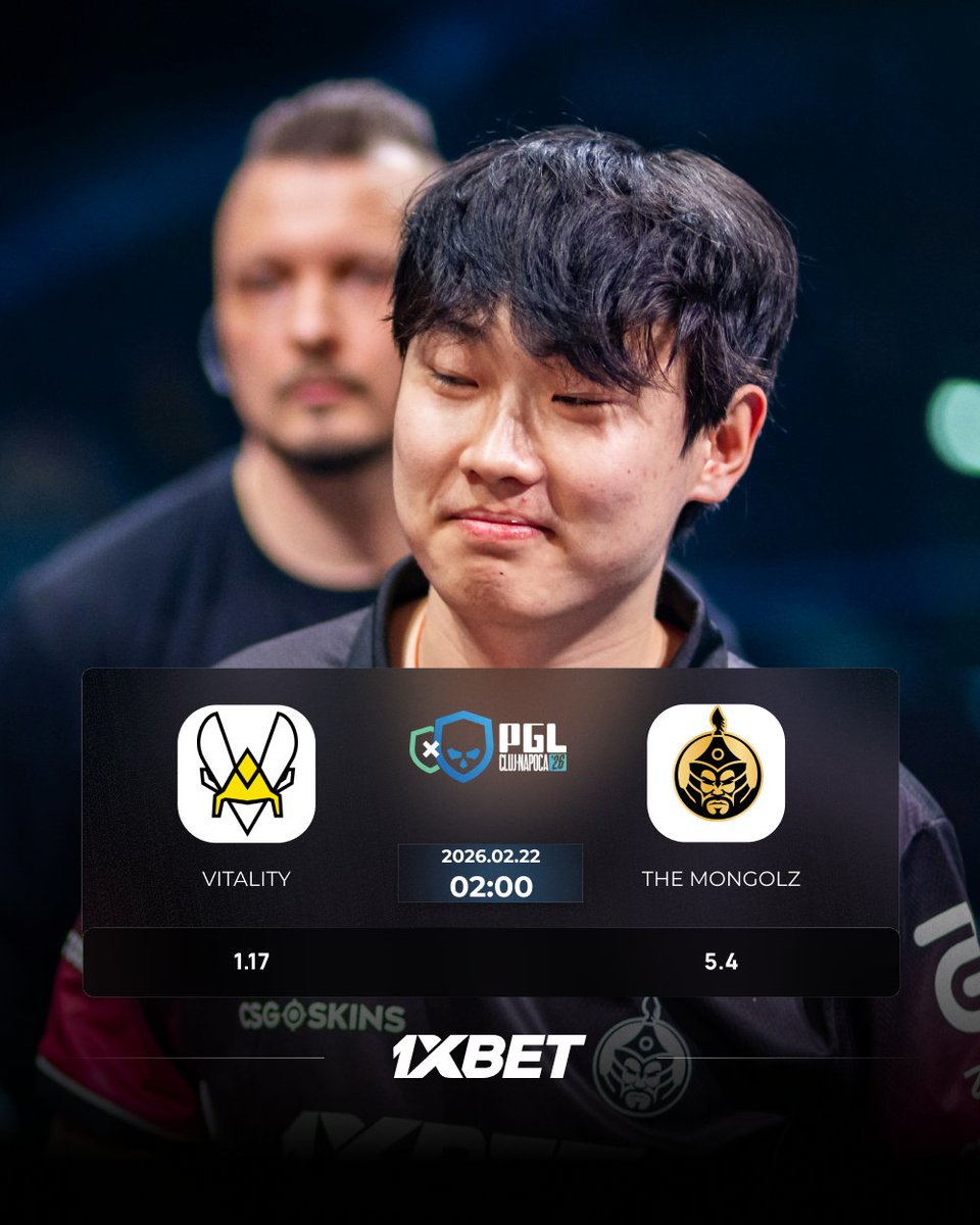 PGL Cluj-Napoca 2026 with 1x🔫

🤯 Таны бодлоор аль баг нь хожих бол?🔥

Vitality - (1.17)
🇲🇳The MongolZ - (5.4)
⏰02:00

🎁 Промо код: MNGX